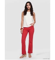 LCW Jeans Kırmızı Crop Flare Kadın Jean Pantolon