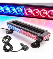 Çakar Lamba Çift Taraflı 30 Led Mavi-Kırmızı 38*16,5*7,5 Cm 522
