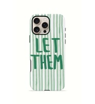 iPhone 16 Pro Vorian Çift Katmanlı Kılıf Let Them Green