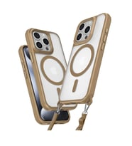 Newface Apple iPhone 14 Pro Max Kılıf Enka Magsafe Silikon Kılıf - Desert