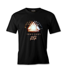Daft Punk - 1993-2021  Siyah Erkek Tshirt