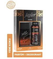 JAGLER HERO Erkek Parfüm Seti (Edt 90ml + Deo 150ml)