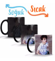 Winwin WayV - Take Off Sihirli Kupa Bardak Porselen