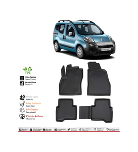 Citroen Nemo 2009 Model 4D Havuzlu Paspas