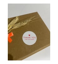 Thank You For Your Order Kalpli Kırmızı Yazılı Yuvarlak Yapışkanlı Etiket 4x4 cm 120 adet