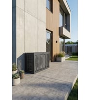 Klima Motoru/Dış Ünite Gizleme/Koruma Kafesi XS 7000 BTU - 9000 BTU 86X44X65(H) Alüminyum Slotted