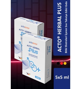 ACTO® HERBAL PLUS Cinsel İstek ve Libido Arttırıcı Etkili Sıvı Takviye Edici Gıda