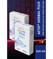 ACTO® HERBAL PLUS  Cinsel İstek ve Libido Arttırıcı Etkili Sıvı Takviye Edici Gıda