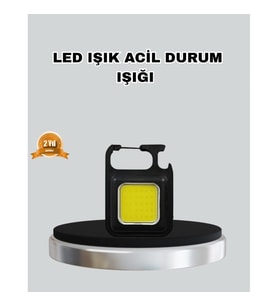 Mey İthalat® USB Şarjlı 800 Lümen LED Fener – Mini Boy, 3 Işık Modlu, Anahtarlık Tipi El Feneri
