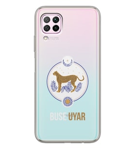Huawei Madalyon Tasarımlı Şeffaf Telefon Kılıfı