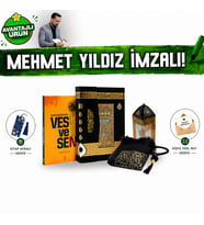 Vesvesen İmzalı Kitap Kuran Tesbih Manevi Hediye Seti