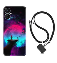 Tecno Spark 9T Kılıf Resimli Boyun Askılı İpli Desenli Silikon Series Lost Warrior 1840