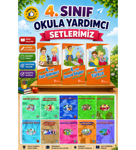 4.Sınıf Çıtır Çıtır Türkçe + Fen Bilimleri + Sosyal Bilgiler + 10 lu Hikaye Seti