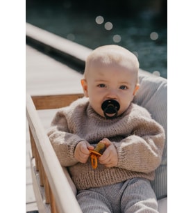 Bibs Colour Kauçuk Emzik - Black 18+ Ay