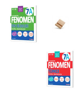Fenomen 7. Sınıf Maarif 7A Fen Bilimleri ve Türkçe Soru Bankası + Telefon Standı