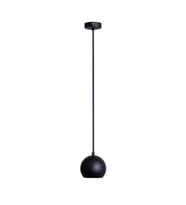 RİOLİGHT RETRO,RUSTİK,VİNTAGE KOLİDOR,ODA,CAFELER İÇİN 1XE27 DUYLU TEKLİ METAL SARKIT AVİZE ÇAP:15CM (Siyah)
