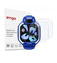 Huawei Watch Kids X1 İle Uyumlu Ekran Koruyucu Nano Parlak Çizilmeye Dayanıklı Akıllı Saat Koruması, 9H Kırılmaz Esnek Cam, Hd Şeffaf 2 Adet