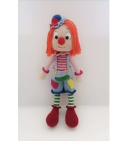Şirin Palyaço Amigurumi Organik Oyuncak
