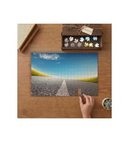 Açık Havada Otoyol Tasarımı 240 parça Ahşap Puzzle Ahşap Kutuda MP07995