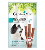 Gardenmix Somonlu Köpek Stick Ödül 3*11gr (Kahverengi)