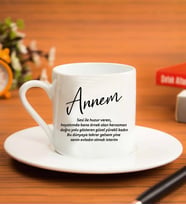 Annem Tasarımlı Kahve Fincanı