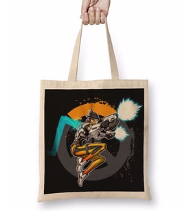Overwatch One Fanart Tracer Bez Çanta Uzun Saplı