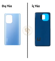 Xiaomi Mi 11 Ufuk Mavisi Arka Pil Kapağı Batarya Kapağı Lazer Kesim Back Cover
