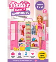 Linda'nın Bebekli Gardırobu - Barbie Dolap - Barbie Giysi Dolabı - Barbie Gardırop - Gardrop