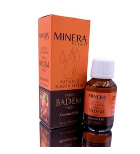 Minera Vital Tatlı Badem Yağı 50 ml (Soğuk Pres)
