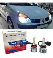Renault Clio 2 Led Xenon Kısa Far Ampulü H7 Duo Yeni Seri Beyaz 2002-2006