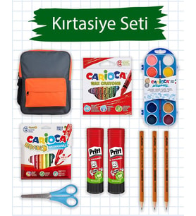 Temel Çantalı Okul Kırtasiye Seti 2