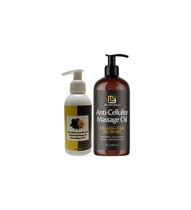 Selülitlere Son Anti Selülit Masaj Yağı Anti-Cellulite 240 ml + BuckThorn Fazla Kilolardan Kurtulma Göbek Basen Masaj Kremi 150 ml
