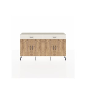 Arges Konsol 4 Raflı 2 Çekmeceli 4 Kapaklı 176x30x99 Aytaşı-Çam/Aytaşı