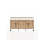 Arges Konsol 4 Raflı 2 Çekmeceli 4 Kapaklı 176x30x99 Aytaşı-Çam/Aytaşı