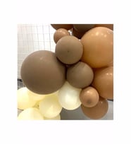 Krem Karamel Mocha Balon 10 Adet ( Balonlar Sönüktür)