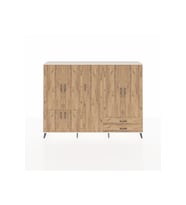 Arges Dolap 12 Raflı 2 Çekmeceli 7 Kapaklı 220x30x163 Aytaşı-Çam
