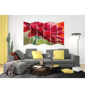 KIRMIZI ÇİÇEK MDF TABLO-0741 MODEL-B