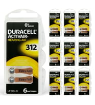 Duracell Activair 312 Numara İşitme Cihazı Pili (10 Paket x 6 Adet= 60 Adet Pil)