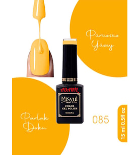 Adanil 15 ml Misyul Profesyonel Çiğ Sarı Kalıcı Oje Mis-085