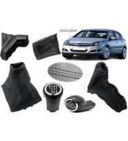 Opel Astra H Vites Körüğü + El Freni Körüğü + Vites Topuzu 6 İleri Siyah Dikiş