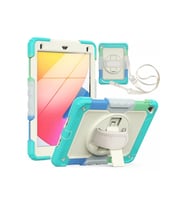 Newface Apple iPad 5 Air 9.7 Kılıf Tablet Rainbow Kapak - Turkuaz