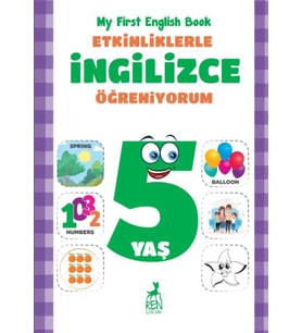 Etkinliklerle İngilizce Öğreniyorum 5 Yaş - My First English Book