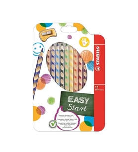 STABİLO 331 EASY COLORS SOL EL KURU BOYA KALEMİ 12 RENK