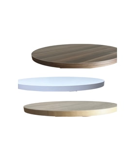 40 cm Çapında Yuvarlak MDF Sehpa Tablası Aparatlı 1 Adet