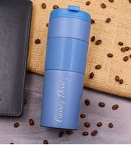 Kişiye Özel French Press Özellikli 450ml Çelik Termos