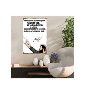 Ahşap Retro Mdf Poster , Komik Sözler , Duvar Yazıları , Manzara ,  Tarih , Edebiyat - Tbl0339