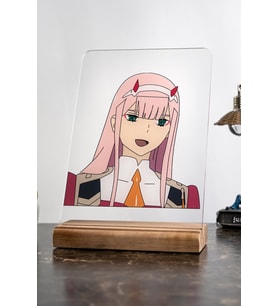 Darling In The Franxx Ev Zero Two Severlere Masa Dekoratif Ahşap Obje