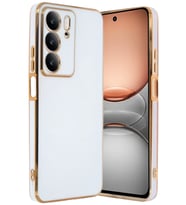 Realme C75 4G Kılıf Volet Silikon - Beyaz