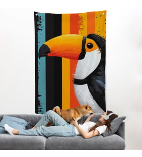Toucan Kuşu Duvar Örtüsü-7587