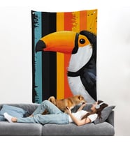 Toucan Kuşu Duvar Örtüsü-7587